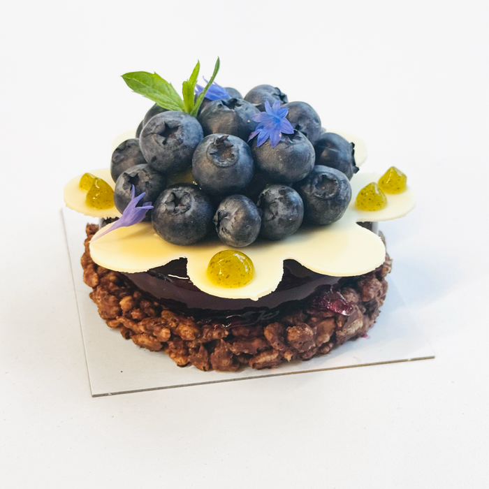 Bleuet, menthe et riz soufflé